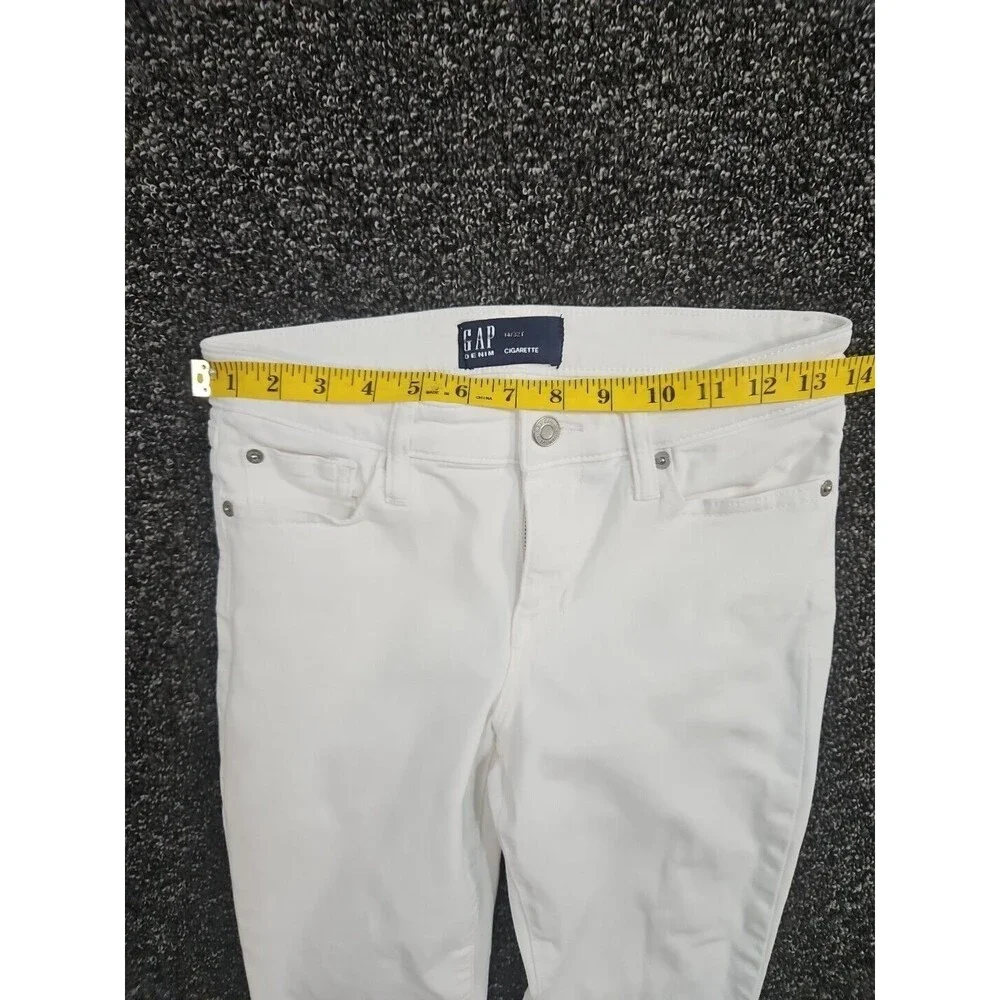 Gap High Rise Cigarette Ankle Jeans 25 Regular 14/32 T